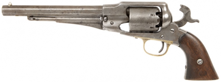 Rare American Civil War Era Remington New Model 1858 Percussion Revolver